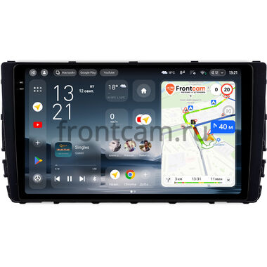 Volkswagen T-Roc 2017-2021, Sagitar 2019-2021, Tharu 2018-2023 (глянцевая) Teyes CC4 Pro 2K 8/128 9.5 дюймов RM-9-0980 на Android 13 (4G-SIM, DSP, QLed, AI)