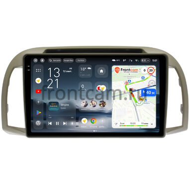 Nissan March (K12), Micra (K12) 2002-2010 Teyes CC4 Pro 2K 8/128 9.5 дюймов RM-9-1354 на Android 13 (4G-SIM, DSP, QLed, AI)