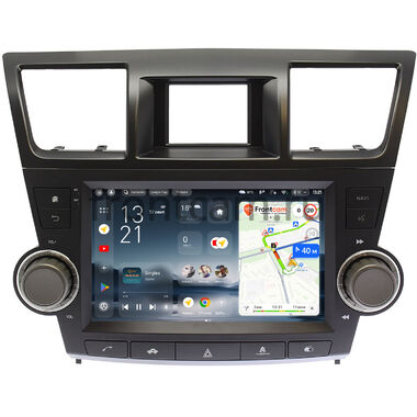 Toyota Highlander (U40) 2007-2013 Teyes CC4 Pro 2K 8/128 9.5 дюймов RM-9-1556 на Android 13 (4G-SIM, DSP, QLed, AI)