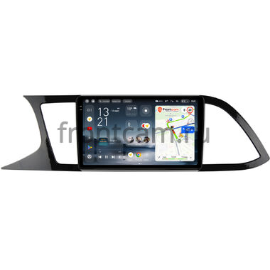 Seat Leon 3 2012-2020 Teyes CC4 2K 8/128 9.5 дюймов RM-9-224 на Android 14 (4G-SIM, DSP, QLed, AI)