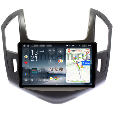 Chevrolet Cruze 2012-2016 (черная, матовая) Teyes CC4 Pro 2K 8/128 9.5 дюймов RM-9-240 на Android 13 (4G-SIM, DSP, QLed, AI)