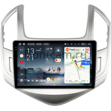 Chevrolet Cruze 2012-2016 (серебро) Teyes CC4 Pro 2K 8/128 9.5 дюймов RM-9-242 на Android 13 (4G-SIM, DSP, QLed, AI)