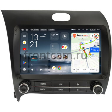 Kia Cerato 3 2013-2020 Teyes CC4 2K 6/64 9.5 дюймов RM-9-3168 на Android 14 (4G-SIM, DSP, QLed, AI)