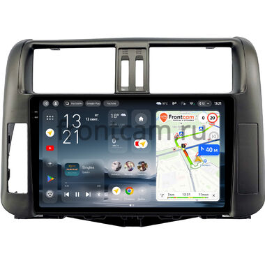 Toyota Land Cruiser Prado 150 2009-2013 (для авто с усилителем) Teyes CC4 2K 6/64 9.5 дюймов RM-9005 на Android 14 (4G-SIM, DSP, QLed, AI)