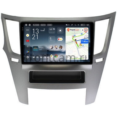 Subaru Legacy 5, Outback 4 2009-2014 (серая, левый руль) Teyes CC4 Pro 2K 8/128 9.5 дюймов Split System RM-9051 на Android 13 (4G-SIM, DSP, QLed, AI)