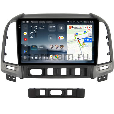 Hyundai Santa Fe 2 2005-2012 Teyes CC4 Pro 2K 8/128 9.5 дюймов RM-9052 на Android 13 (4G-SIM, DSP, QLed, AI)