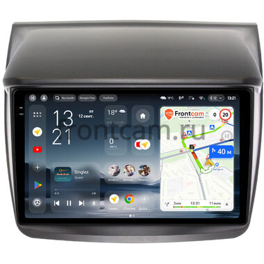 Mitsubishi L200 4, Pajero Sport 2 2008-2016 Teyes CC4 Pro 2K 8/128 9.5 дюймов RM-9057 на Android 13 (4G-SIM, DSP, QLed, AI)