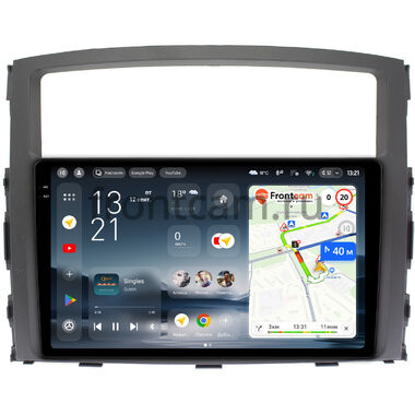 Mitsubishi Pajero 4 2011-2024 (авто с Rockford) Teyes CC4 Pro 2K 8/128 9.5 дюймов Split System RM-9070 на Android 13 (4G-SIM, DSP, QLed, AI)