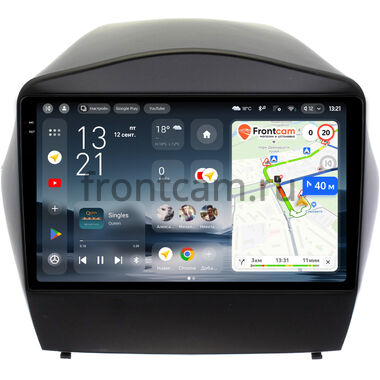 Hyundai ix35, Tucson 2 2009-2015 (для авто без камеры) Teyes CC4 Pro 2K 8/128 9.5 дюймов RM-9088 на Android 13 (4G-SIM, DSP, QLed, AI)