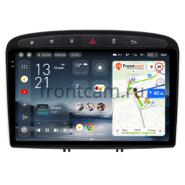 Peugeot 308, 408, RCZ 2007-2022 Teyes CC4 Pro 2K 8/128 9.5 дюймов RM-9120 на Android 13 (4G-SIM, DSP, QLed, AI) (черный глянец, Тип 1)