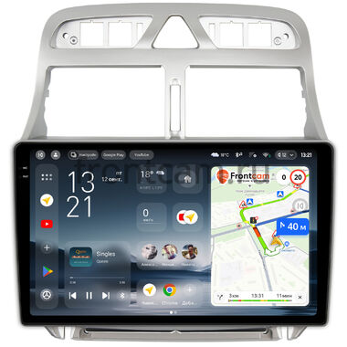 Peugeot 307 2001-2008 (тип 2) Teyes CC4 Pro 2K 8/128 9.5 дюймов RM-9188 на Android 13 (4G-SIM, DSP, QLed, AI)