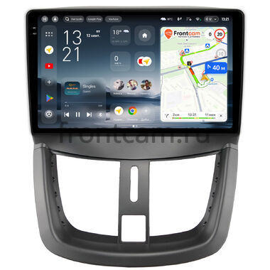 Peugeot 207 2006-2015, 207i (Iran Khodro) 2016-2026 Teyes CC4 Pro 2K 8/128 9.5 дюймов RM-9203 на Android 13 (4G-SIM, DSP, QLed, AI)