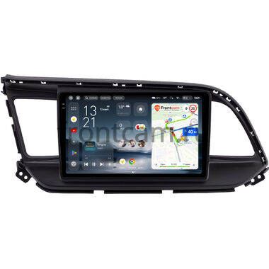Hyundai Elantra 6 (AD) 2018-2020 (черная) Teyes CC4 2K 6/64 9.5 дюймов RM-9207 на Android 14 (4G-SIM, DSP, QLed, AI)