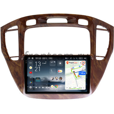 Toyota Highlander (U20), Kluger (XU20) 2000-2007 (орех, для авто без монитора) Teyes CC4 Pro 2K 8/128 9.5 дюймов RM-9293 на Android 13 (4G-SIM, DSP, QLed, AI)