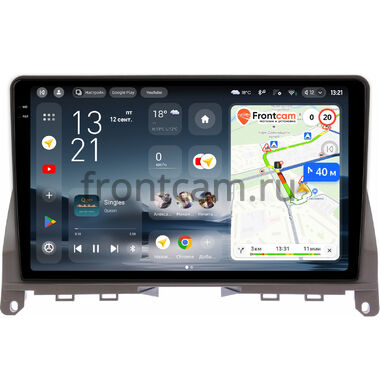 Mercedes-Benz C-klasse (w204) 2006-2011 (серая) Teyes CC4 Pro 2K 8/128 9.5 дюймов RM-9312 на Android 13 (4G-SIM, DSP, QLed, AI)