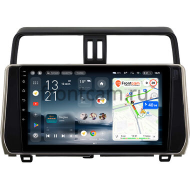 Toyota Land Cruiser Prado 150 2017-2024 (бронзовая) Teyes CC4L 4/64 10 дюймов RM-10-0308 на Android 14 (4G-SIM, IPS, AI) (для авто с 4 камерами)