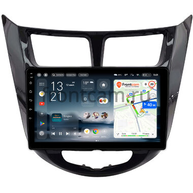 Hyundai Solaris, Accent 4 2010-2019 (черная, глянцевая) Teyes CC4L 4/64 9 дюймов RM-9-0093 на Android 14 (4G-SIM, IPS, AI)