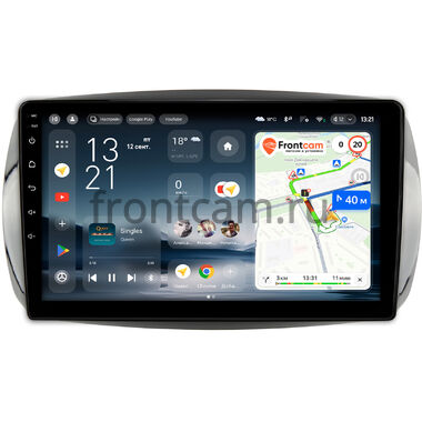 Smart Fortwo 3, Forfour 2 2014-2024 (для авто без цветного дисплея) Teyes CC4L 4/64 9 дюймов RM-9-019 на Android 14 (4G-SIM, IPS, AI)