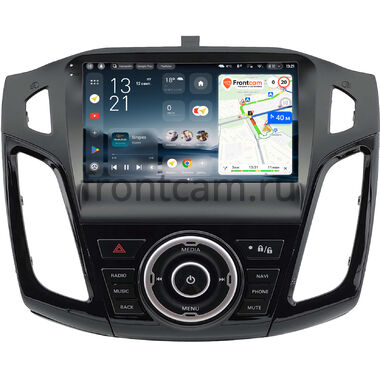Ford Focus 3 2011-2019 (черная, глянцевая, Тип 2) Teyes CC4L 4/64 9 дюймов RM-9-0845 на Android 14 (4G-SIM, IPS, AI)
