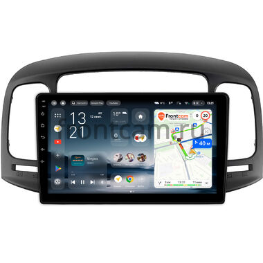 Hyundai Verna 2005-2010 (черная) Teyes CC4L 6/64 9 дюймов RM-9-1411 на Android 14 with DTS® Audio (4G-SIM, DSP IPS, AI)