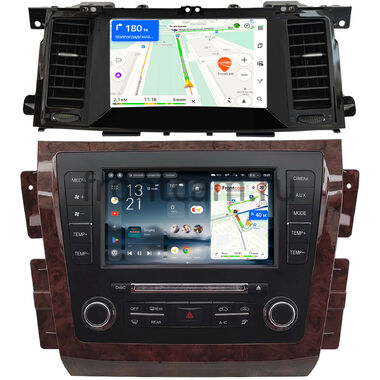 Nissan Patrol (Y62) 2010-2024, Armada 2 2016-2020 (для авто без оригинального цветного экрана) Teyes CC4L 6/64 9 дюймов RM-9-2224 на Android 14 with DTS® Audio (4G-SIM, DSP IPS, AI)