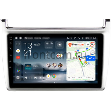 Volkswagen Polo 5 2009-2020 (серебро) Teyes CC4L 6/64 9 дюймов RM-9-540 на Android 14 with DTS® Audio (4G-SIM, DSP IPS, AI)