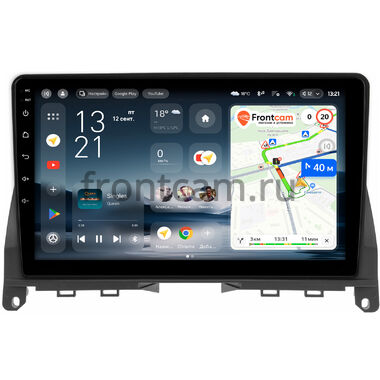Mercedes-Benz C-klasse (w204) 2006-2011 (черная) Teyes CC4L 4/64 9 дюймов RM-9-702 на Android 14 (4G-SIM, IPS, AI)