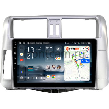 Toyota Land Cruiser Prado 150 2009-2013 (серебристая, для авто с усилителем) Teyes CC4L 6/64 9 дюймов RM-9003 на Android 14 with DTS® Audio (4G-SIM, DSP IPS, AI)
