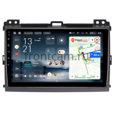 Toyota Land Cruiser Prado 120 2002-2009 с усилителем Teyes CC4L 6/64 9 дюймов RM-9064 на Android 14 with DTS® Audio (4G-SIM, DSP IPS, AI)