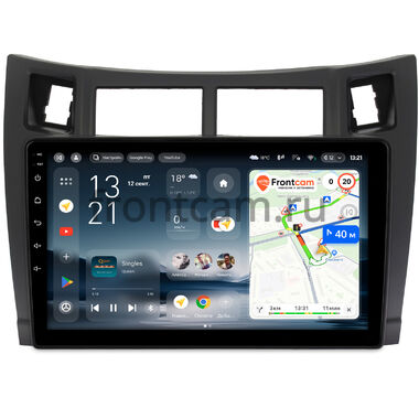 Toyota Vitz 2 (XP90), Yaris 2 2005-2012 (черная, матовая) Teyes CC4L 4/64 9 дюймов RM-9122 на Android 14 (4G-SIM, IPS, AI)