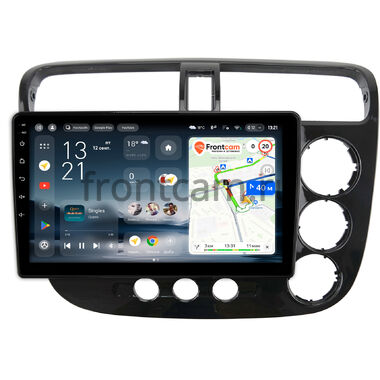 Honda Civic 7 2000-2006 (для авто с климат-контролем, правый руль, глянцевая, черная) Teyes CC4L 6/64 9 дюймов RM-9206 на Android 14 with DTS® Audio (4G-SIM, DSP IPS, AI)
