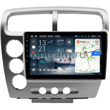 Honda Civic 7 2000-2006 (для авто с климат-контролем, левый руль, серебряная) Teyes CC4L 6/64 9 дюймов RM-9-1479 на Android 14 with DTS® Audio (4G-SIM, DSP IPS, AI)