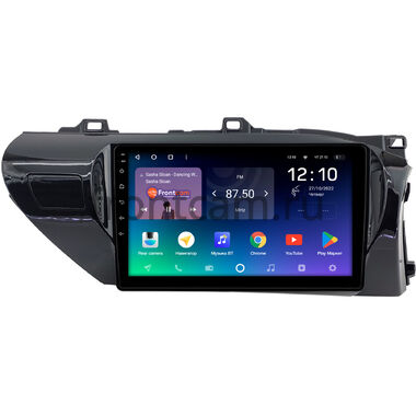 Toyota Hilux 8 (2015-2024) (руль справа) Teyes SPRO PLUS 4/64 10 дюймов RM-10-2080 на Android 10 (4G-SIM, DSP, IPS) (для авто без магнитолы)