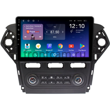 Ford Mondeo 4 (2010-2014) (черная) Teyes SPRO PLUS 4/64 10 дюймов RM-1018 встроенный климат на Android 10 (4G-SIM, DSP, IPS)