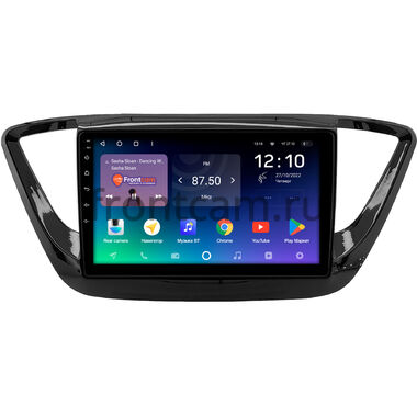 Hyundai Solaris 2 2017-2020 (черная, глянцевая) Teyes SPRO PLUS 4/64 9 дюймов RM-9-0157 на Android 10 (4G-SIM, DSP, IPS)