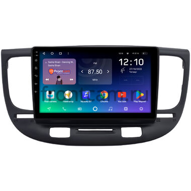 Kia Rio 2 2005-2011 (черная) Teyes SPRO PLUS 4/64 9 дюймов RM-9-0188 на Android 10 (4G-SIM, DSP, IPS)