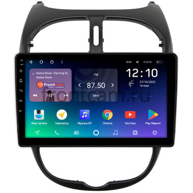Peugeot 206 1998-2012 Teyes SPRO PLUS 4/64 9 дюймов RM-9117 на Android 10 (4G-SIM, DSP, IPS)
