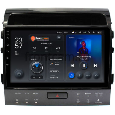 Toyota Land Cruiser 200 (2007-2009) для авто с NAVI (тип С) Teyes X1 4G 4/32 10 дюймов RM-10-1201 на Android 10 (4G-SIM, DSP)