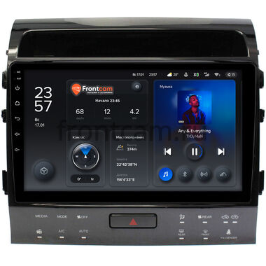 Toyota Land Cruiser 200 2010-2012 для авто с Navi (тип А) Teyes X1 4G 4/64 10 дюймов RM-10-1203 на Android 10 (4G-SIM, DSP)