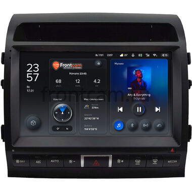 Toyota Land Cruiser 200 2010-2012 (Тип A, матовая) Teyes X1 4G 4/32 10 дюймов RM-10-0236 на Android 10 (4G-SIM, DSP)