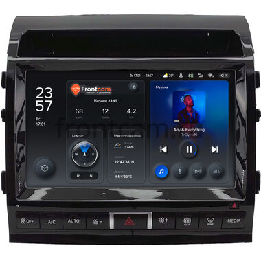 Toyota Land Cruiser 200 2013-2015 (Тип В) Teyes X1 4G 4/32 10 дюймов RM-10-2146 на Android 10 (4G-SIM, DSP)