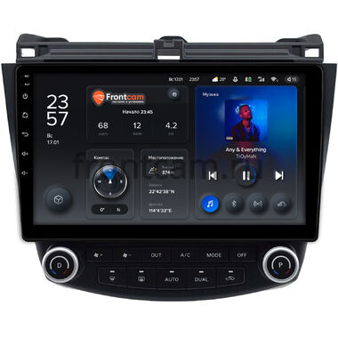 Honda Accord 7 2002-2008 (Тип 1) Teyes X1 4G 4/32 10 дюймов RM-1073 на Android 10 (4G-SIM, DSP)