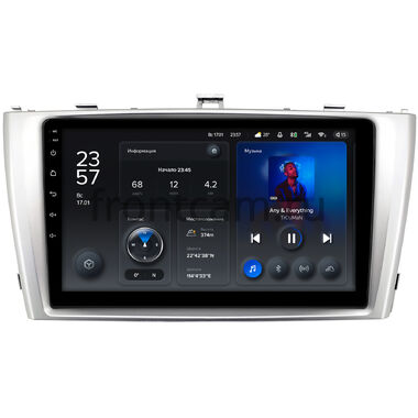 Toyota Avensis 3 2008-2015 (серебро) Teyes X1 4G 4/64 9 дюймов RM-9-3018 на Android 10 (4G-SIM, DSP)