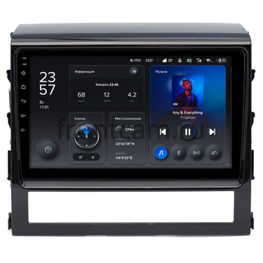 Toyota Land Cruiser 200 (2015-2021) Teyes X1 4G 4/64 9 дюймов RM-9047 на Android 10 (4G-SIM, DSP)