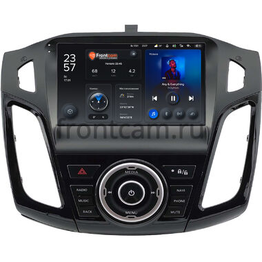 Ford Focus 3 2011-2019 (черная, глянцевая, Тип 2) Teyes X1 4G 4/32 9 дюймов RM-9-0845 на Android 10 (4G-SIM, DSP)