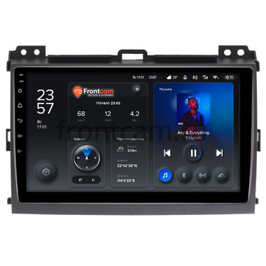 Toyota Land Cruiser Prado 120 (2002-2009) (авто без усилителя) Teyes X1 4G 4/32 9 дюймов RM-9063 на Android 10 (4G-SIM, DSP)