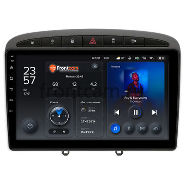 Peugeot 308, 408, RCZ 2007-2022 Teyes X1 4G 4/32 9 дюймов RM-9119 на Android 10 (4G-SIM, DSP) (серая, Тип 1)