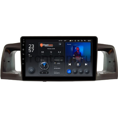 Toyota Allex, Corolla (E120) 2000-2007 (коричневая) Teyes X1 4G 4/64 9 дюймов RM-9074 на Android 10 (4G-SIM, DSP)