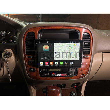 Lexus LX 470 1998-2002 (для авто с монитором, руль справа) Canbox L-Line 4170-10-1189 на Android 10 (4G-SIM, 2/32, TS18, DSP, QLed)