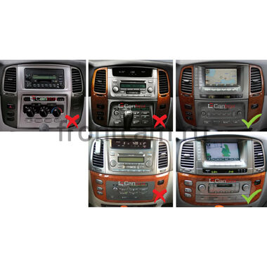 Lexus LX 470 2002-2007 (для авто с монитором) Canbox H-Line 4165-10-1220 на Android 10 (4G-SIM, 4/32, DSP, QLed)